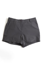 grey chino deck shorts. Women's deck shorts. Yachtwear, workwear